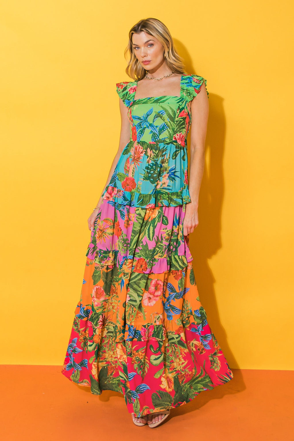 South of Rio Tiered Maxi Dress FINAL SALE