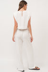 The Strand Linen Two Piece Set in Ivory