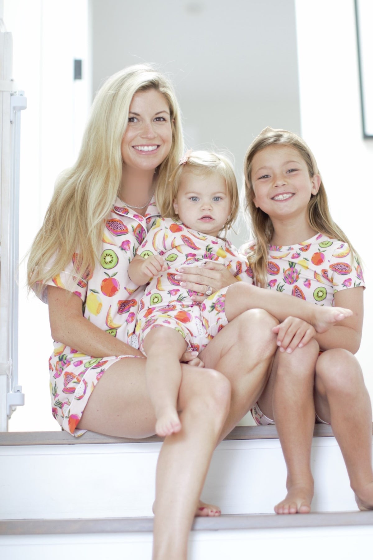 Mommy and Me Tropical Fruit Pajamas