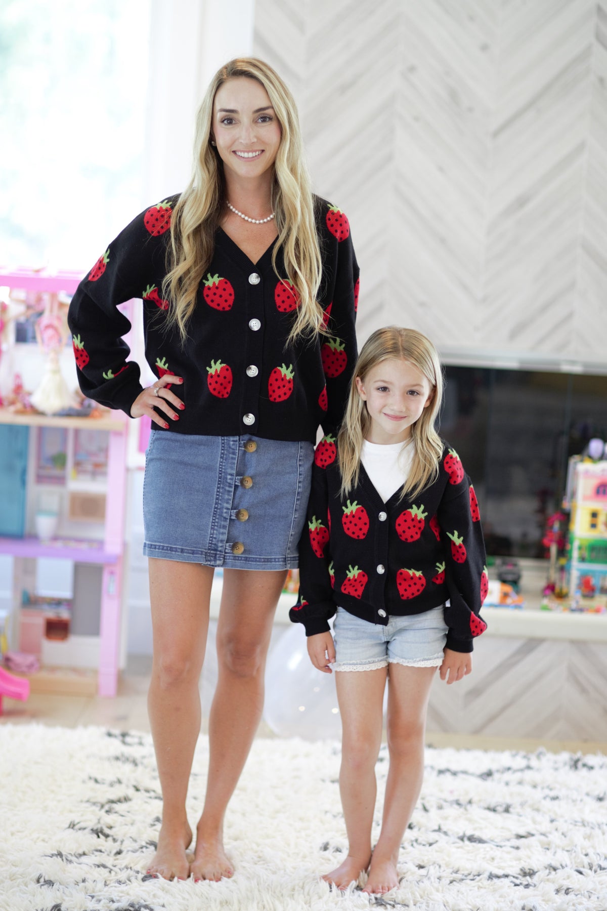 Mommy and Me Strawberry Sweater