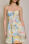 Summer Swing Printed Mini Dress