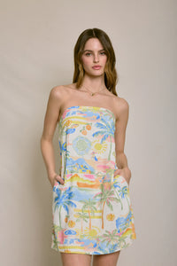 Positano Mini Cut Out Dress