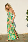 Papaya Breeze Maxi Dress
