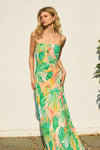 Papaya Breeze Maxi Dress
