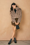 Luxe Faux Fur Cropped Jacket