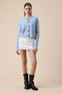 Jessie Mini Skirt With Built in Short in White