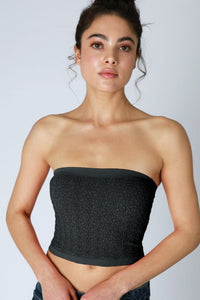 Seamless Textured tube Top MORE COLORS