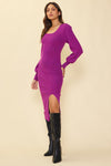 The Look Sweater Dress in Orchid FINAL SALE