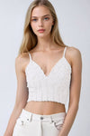 Seamless Lace Textured Bralette MORE COLORS