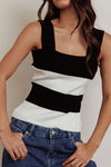 Dylan Stripe Sweater Knit Tank