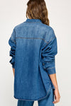 Classic Denim Button Up Top