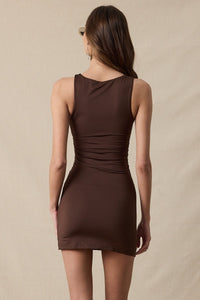 Chocolate Slim Fit in Micro Min Dress