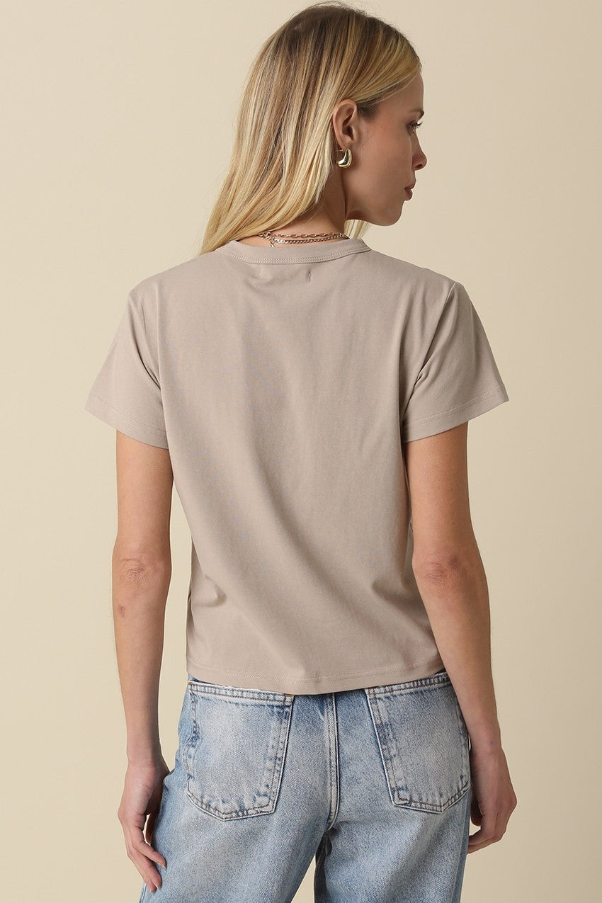 The Classic T Shirt in Taupe