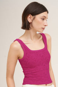 Floral Texture Tank Top MORE COLORS