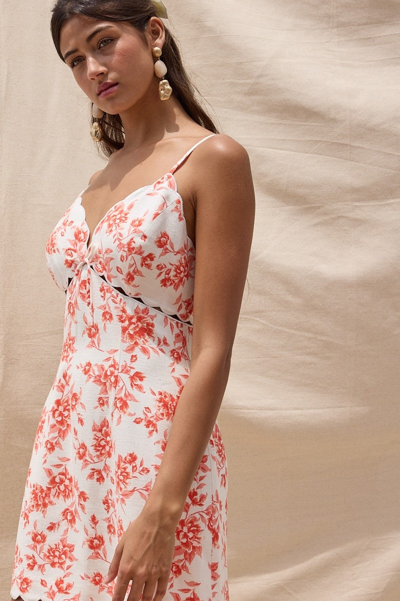 Orange Girl Mini Dress