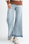 Wide Leg Jean with Released Hem