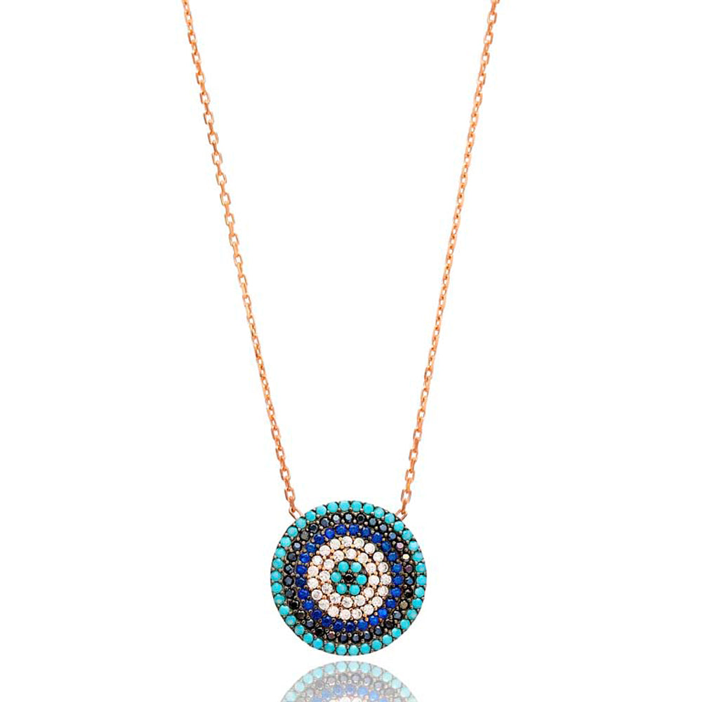 Athena Eye Pendant Necklace