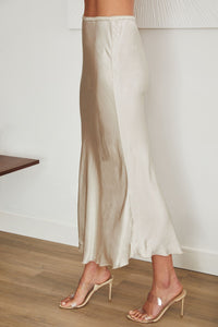 Totally Neutral Silky Skirt