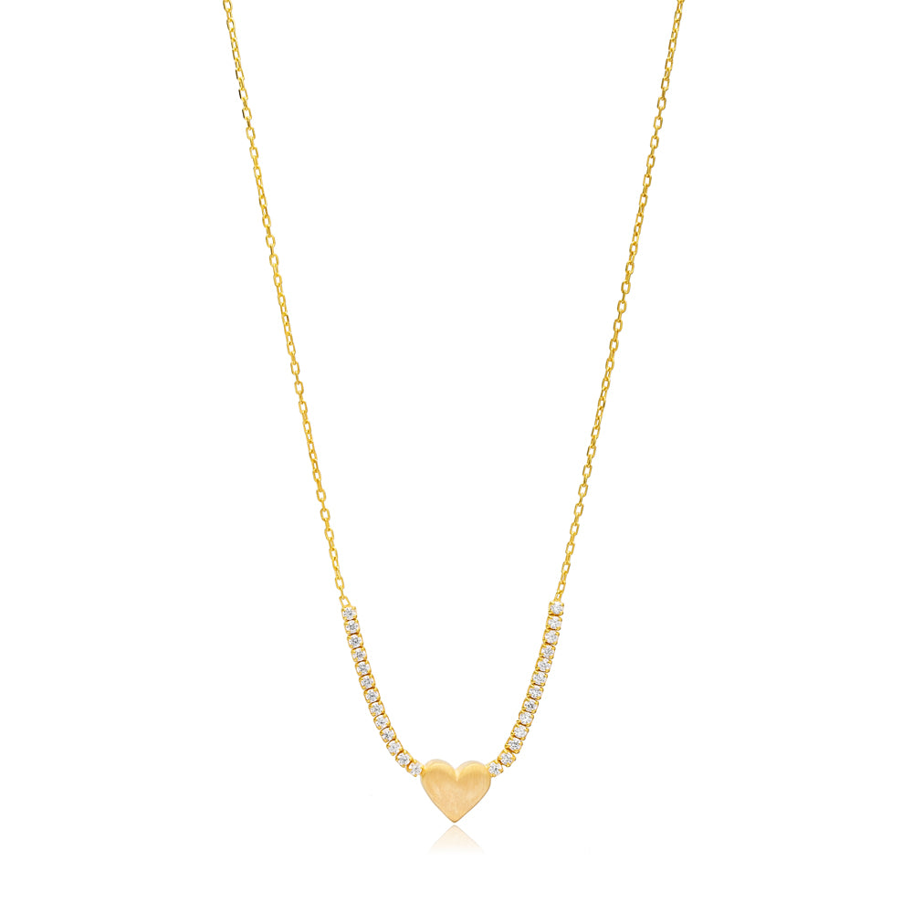 Londyn Heart Charm Necklace