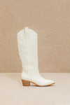 Mustang Cowboy Boot in White