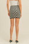 Checkmate Knit Skirt