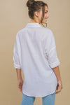 Boardwalk Oversized Linen Button Down MORE COLORS