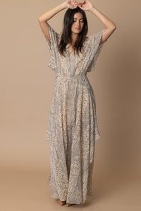 Make It Happen Metallic Maxi Dress