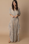 Make It Happen Metallic Maxi Dress