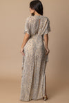 Make It Happen Metallic Maxi Dress