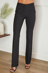 Rebecca Slim Flare Black Pant