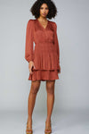 Rosewood Long Sleeve smocked Tiered Dress