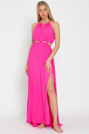 Hot For Pink Cut Out Maxi FINAL SALE