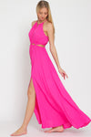 Hot For Pink Cut Out Maxi