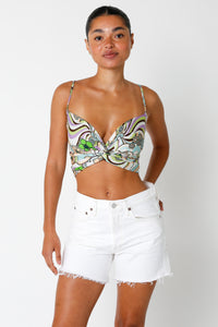 Jade Crop Tie Top