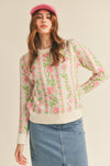 Anabelle Floral Knit Sweater