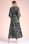 Meet me on the Lanai Leaf Print Maxi