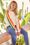Rainbow Day Detail Sweater
