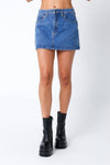 Denim Mini Skirt