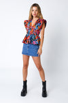 Denim Mini Skirt