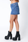 Denim Mini Skirt