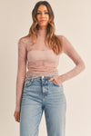 Floral Mesh Layering Top FINAL SALE