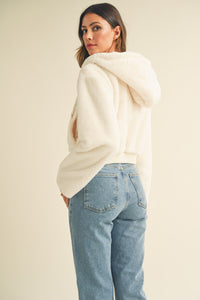 Cozy Up Fuzzy Zip Front Jacket LP