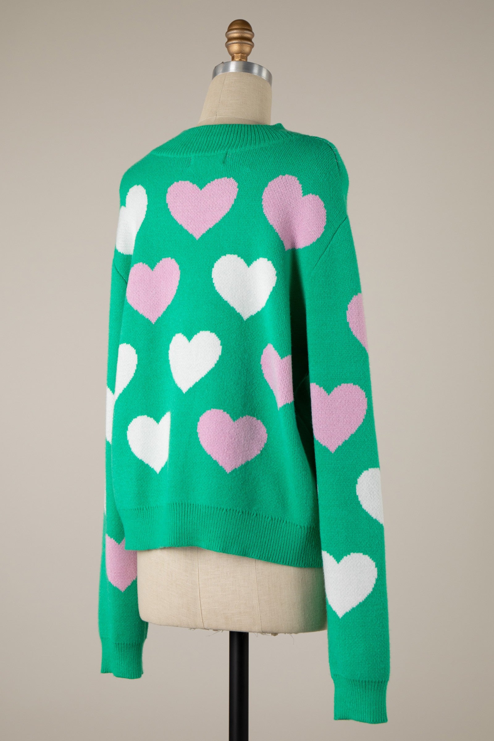 Preppy Heart Sweater
