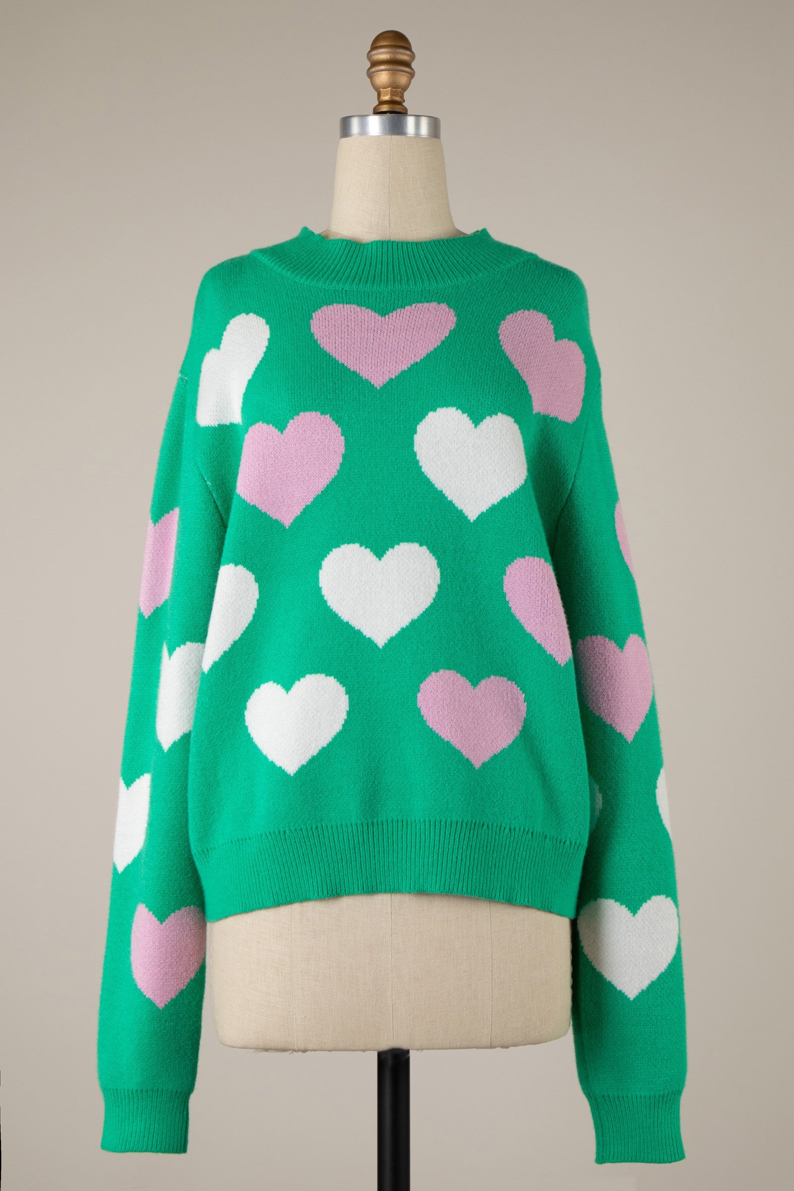 Preppy Heart Sweater