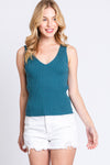 Ribbed Basic Sweater Tank MORE COLORS