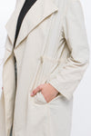 Miss Julie Trench Coat in Cream
