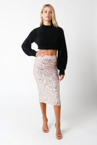 My Way Sequin Skirt