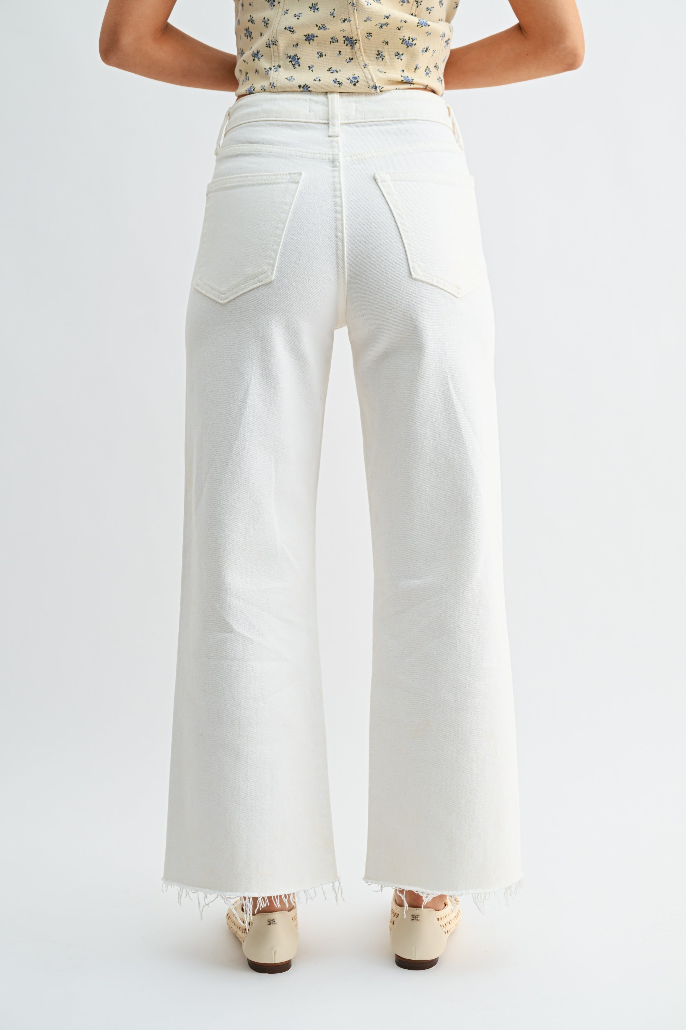 Elizabeth Slim Wide Leg Jean