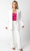 Christine Classic Blazer in White FINAL SALE