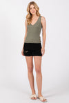 Ribbed Basic Sweater Tank MORE COLORS
